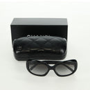CHANEL Sunglasses plastic Black CC Auth 154254M-12