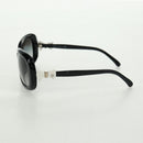 CHANEL Sunglasses plastic Black CC Auth 154254M-3