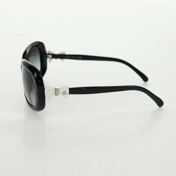 CHANEL Sunglasses plastic Black CC Auth 154254M