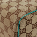 GUCCI GG Canvas Hand Bag Beige 124540 Auth 154256V-14