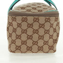 GUCCI GG Canvas Hand Bag Beige 124540 Auth 154256V-3