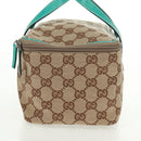 GUCCI GG Canvas Hand Bag Beige 124540 Auth 154256V-4