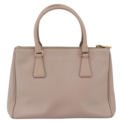 PRADA Hand Bag Safiano leather Pink Gold Auth 154259 - 0