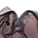FENDI Zucca Canvas Hand Bag Black Brown Auth 154262-19