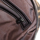 FENDI Zucca Canvas Hand Bag Black Brown Auth 154262-21
