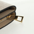 LOEWE Anagram Wallet Leather Ivory Gold Auth 154264SAM-9