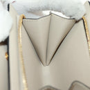 LOEWE Anagram Wallet Leather Ivory Gold Auth 154264SAM-19