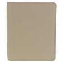 LOEWE Anagram Wallet Leather Ivory Gold Auth 154264SAM-14