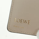LOEWE Anagram Wallet Leather Ivory Gold Auth 154264SAM-23