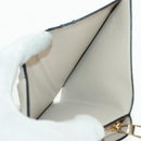 LOEWE Anagram Wallet Leather Ivory Gold Auth 154264SAM-24