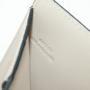 LOEWE Anagram Wallet Leather Ivory Gold Auth 154264SAM-12