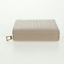 LOEWE Anagram Wallet Leather Ivory Gold Auth 154264SAM-5