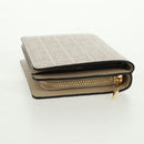 LOEWE Anagram Wallet Leather Ivory Gold Auth 154264SAM-6