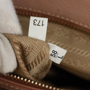 PRADA Hand Bag Safiano leather 2way Pink Gold Auth 154265V-11