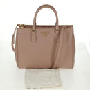 PRADA Hand Bag Safiano leather 2way Pink Gold Auth 154265V-12