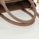 PRADA Hand Bag Safiano leather 2way Pink Gold Auth 154265V-8