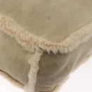 CHANEL Tote Bag Mouton Beige CC Auth 154266-15