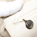CHANEL Tote Bag Mouton Beige CC Auth 154266-20