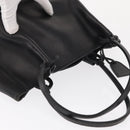 GUCCI Tote Bag Leather Black Silver 101919 Auth 154269-6