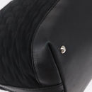 GUCCI Tote Bag Nylon Black Silver 241102 Auth 154270-8