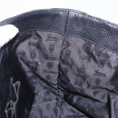 GUCCI Tote Bag Nylon Black Silver 241102 Auth 154270-20