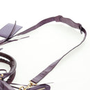 BALENCIAGA Classic Vero Hand Bag Leather 2way Purple Gold 235216 Auth 154271V-12