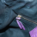 BALENCIAGA Classic Vero Hand Bag Leather 2way Purple Gold 235216 Auth 154271V-27