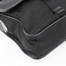 PRADA Shoulder Bag Nylon Black Silver Auth 154272-14