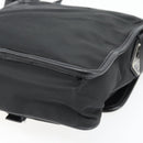 PRADA Shoulder Bag Nylon Black Silver Auth 154272-15