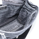 PRADA Shoulder Bag Nylon Black Silver Auth 154272-21