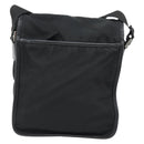 PRADA Shoulder Bag Nylon Black Silver Auth 154272-2