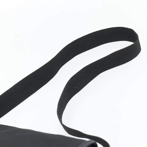 PRADA Shoulder Bag Nylon Black Silver Auth 154272