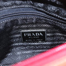 PRADA Hand Bag Nylon Red Auth 154276-18