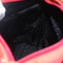 PRADA Hand Bag Nylon Red Auth 154276-20
