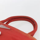 PRADA Hand Bag Nylon Red Auth 154276-8