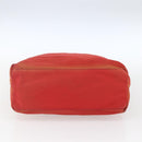 PRADA Hand Bag Nylon Red Auth 154276-5