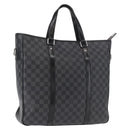 LOUIS VUITTON Damier Graphite Tadao Shoulder Bag 2way N51192 LV Auth 154278-1
