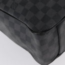 LOUIS VUITTON Damier Graphite Tadao Shoulder Bag 2way N51192 LV Auth 154278-9