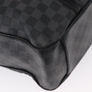 LOUIS VUITTON Damier Graphite Tadao Shoulder Bag 2way N51192 LV Auth 154278-15