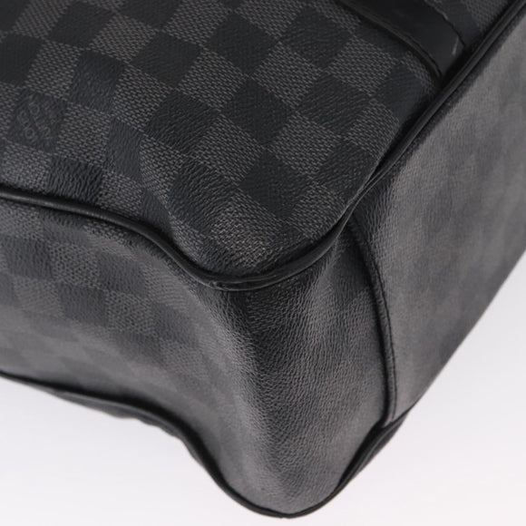 LOUIS VUITTON Damier Graphite Tadao Shoulder Bag 2way N51192 LV Auth 154278