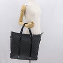 LOUIS VUITTON Damier Graphite Tadao Shoulder Bag 2way N51192 LV Auth 154278-22