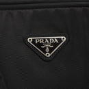 PRADA Hand Bag Nylon Black Auth 154280-18
