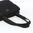PRADA Hand Bag Nylon Black Auth 154280-7