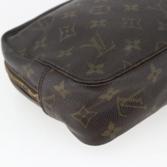 LOUIS VUITTON Monogram Trousse Toilette 23 Clutch Bag M47524 LV Auth 154284