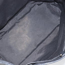 BVLGARI Logo Mania Tote Bag Canvas Black Gold Auth 154287-11