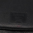 Burberrys Shoulder Bag Leather Black Gold Auth 154288-14