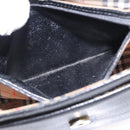 Burberrys Shoulder Bag Leather Black Gold Auth 154288-20