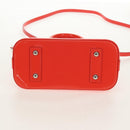 LOUIS VUITTON Vernis Rayure Alma BB Hand Bag 2way Rose rich LV Auth 154292V-5