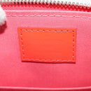 LOUIS VUITTON Vernis Rayure Alma BB Hand Bag 2way Rose rich LV Auth 154292V-21