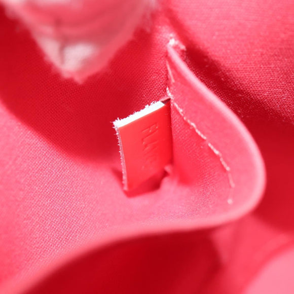 LOUIS VUITTON Vernis Rayure Alma BB Hand Bag 2way Rose rich LV Auth 154292V